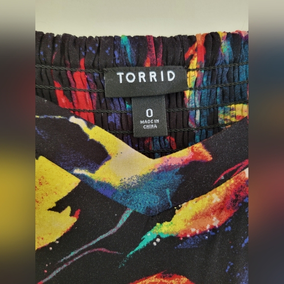 Torrid US Size 12 Mini Challis Skater Dress - Picture 4 of 6